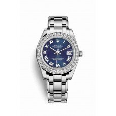 Rolex Pearlmaster 34 Blue Dial m81299-0039
