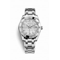 Rolex Pearlmaster 34 Silver Jubilee diamonds m81319-0009