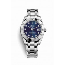 Rolex Pearlmaster 34 Blue diamonds m81319-0015