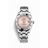 Rolex Pearlmaster 34 Pink Dial m81319-0031