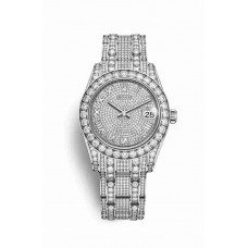 Rolex Pearlmaster 34 diamonds Diamond-paved Dial m81409rbr-0001