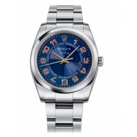 Rolex Air-King Domed Bezel Blue concentric dial 114200 BLCAO Replica