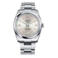 Rolex Air-King Domed Bezel Silver dial 114200 SPIO Replica