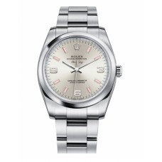 Rolex Air-King Domed Bezel Silver dial 114200 SPIO Replica