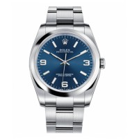 Rolex Oyster Perpetual No Date Stainless Steel Blue dial 116000 BLAIO Replica