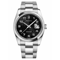 Rolex Datejust 36mm Steel Domed Bezel Black Jubilee Dial 116200 BKJAO replica