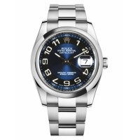 Rolex Datejust 36mm Steel Domed Bezel Blue Dial 116200 BLBKAO replica
