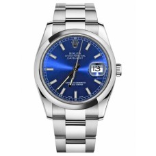 Rolex Datejust 36mm Steel Domed Bezel Blue Dial 116200 BLSO replica