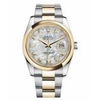 Rolex Datejust 36mm Steel 116203 stell/Yellow Gold MOP Dial