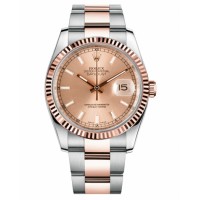 Rolex Datejust 36mm Steel and Pink Gold 116231 Pink champagne dial Replica