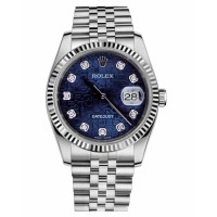 Rolex Datejust 36mm Steel Blue Jubilee Dial Jubilee Bracelet 116234 BLJDJ Replica