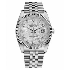 Rolex Datejust 36mm Steel Mother of Pearl Dial Jubilee Bracelet 116234 MDJ Replica