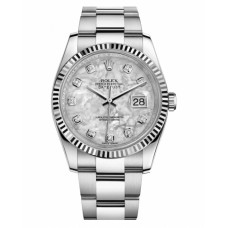 Rolex Datejust 36 116234 Steel Mother of Pearl Dial Oyster bracelet