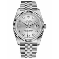 Rolex Datejust 36mm Steel Silver Dial Jubilee Bracelet 116234 SDJ Replica
