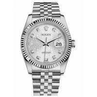 Rolex Datejust 36 116234 Steel Silver Jubilee Dial Jubilee Bracelet