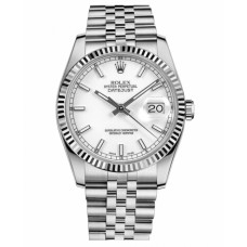 Rolex Datejust 36 116234 Steel White Dial Jubilee Bracelet
