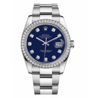 Rolex Datejust 36mm 116244 Steel Blue dial Replica