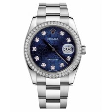 Rolex Datejust 36mm 116244 Steel Blue jubilee dial Replica