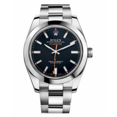 Rolex Milgauss Stainless Steel Black dial 116400 BKO Replica