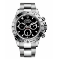 Rolex Daytona Steel Black dial 116520 BLK Replica