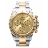 Rolex Daytona steel gold Champagne dial 116523 CHS replica