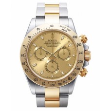 Rolex Daytona steel gold Champagne dial 116523 CHS replica