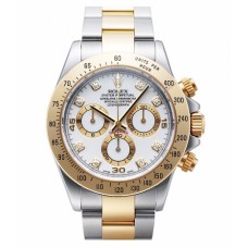 Rolex Daytona steel gold White dial 116523 WD replica