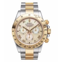 Rolex Daytona steel gold Yellow MOP dial 116523 YM replica