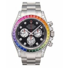 Rolex Daytona Rainbow Black dial 116599 RBOW Replica