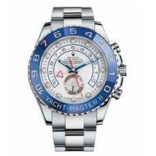 Rolex Yacht-Master II White Dial Blue Bezel 116680 Replica