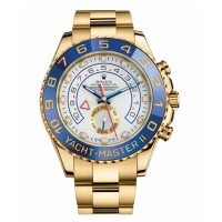 Rolex Yacht-Master II White Dial Blue Bezel 116688 Replica