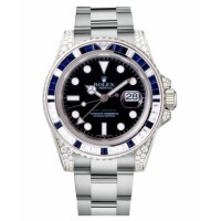 Rolex GMT Master II White Gold Black Dial 116759 SA Replica