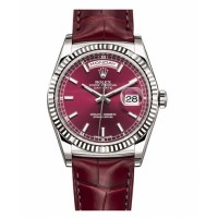 Rolex Day Date 118139 White Gold Cherry Dial