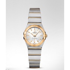 Omega Constellation Brushed Quarz Mini Replica Watch 123.20.24.60.02.002
