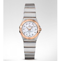 Omega Constellation Brushed Quartz Replica Watch 123.20.24.60.55.001