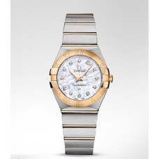 Omega Constellation Brushed Quartz Replica Watch 123.20.27.60.55.002