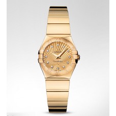 Omega Constellation Polished 24mm Replica Watch 123.50.24.60.58.002