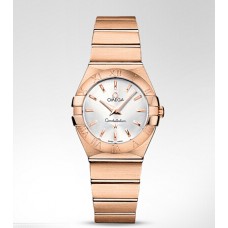 Omega Constellation Brushed 27mm Replica Watch 123.50.27.60.02.001