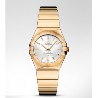 Omega Constellation Polished Quartz Replica Watch 123.50.27.60.02.004