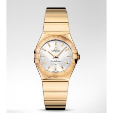 Omega Constellation Polished Quartz Replica Watch 123.50.27.60.02.004