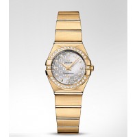 Omega Constellation Quartz 24 mm Replica Watch 123.55.24.60.52.002