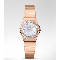 Omega Constellation Quartz 24MM Ladies Replica Watches 123.55.24.60.55.001