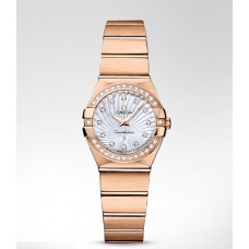 Omega Constellation Quartz 24MM Ladies Replica Watches 123.55.24.60.55.001