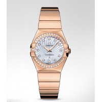 Omega Constellation Quartz 27mm Replica Watch 123.55.27.60.55.005