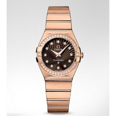 Omega Constellation Brushed Quarz Small Replica Watch 123.55.27.60.63.001