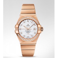 Omega Constellation Brushed Chronometer Replica Watch 123.55.31.20.55.001