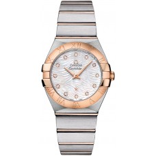 Replica Omega Constellation Brushed (27mm) Quartz 123.20.27.60.55.007