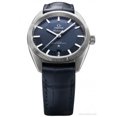 Replica Omega Globemaster blue pie pan dial 130.33.39.21.03.001