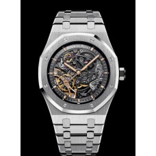 Audemars Piguet Royal Oak DOUBLE BALANCE WHEEL OPENWORKED Watch 15407ST.OO.1220ST.01 