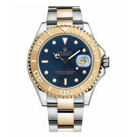 Rolex Yacht-Master Stainless Steel and Yellow Gold Bluel dial 16623 B Replica